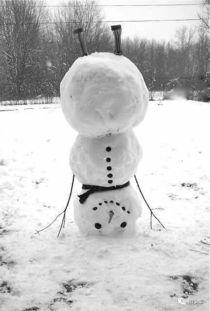 雪人吃瓜